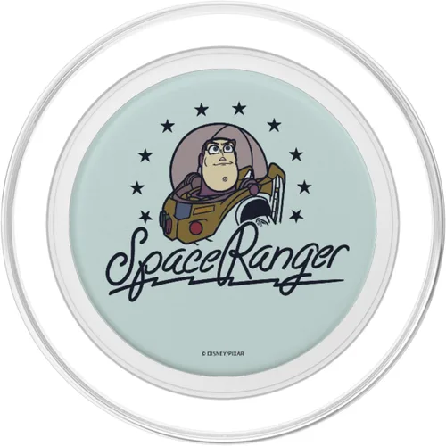 Vista 2 de Disney Pixar Toy Story Buzz Lightyear Simple Retrato PopSockets MagSafe PopGrip para iPhone