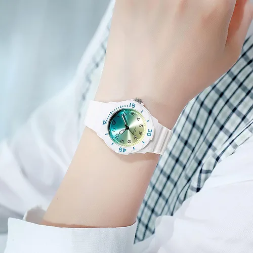 Vista 4 de findtime Relojes para mujer, estilo enfermera, reloj de pulsera 5ATM, impermeable, analógico, de cuarzo, para mujer, diseño simple, fácil de leer