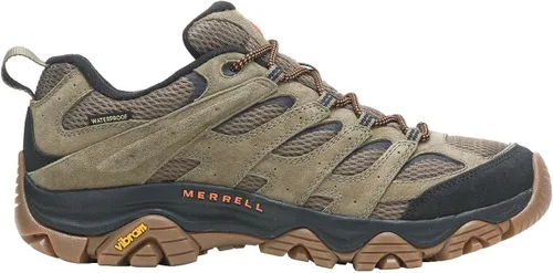 Vista 6 de Merrell Zapato de senderismo impermeable Moab 3 para hombre, OlivaGum, 12.5