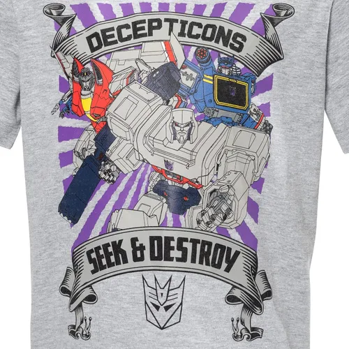 Vista 6 de Transformers Bumblebee Optimus Prime Megatron - Paquete de 3 camisetas para niños pequeños y grandes