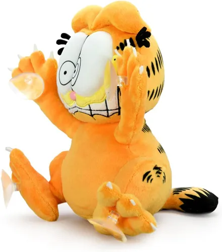Vista 3 de Kidrobot Garfield - Adhesivo para ventana con ventosa de 8 pulgadas, asustado