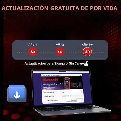 Vista 8 de iCarsoft Escáner VOL V2.0 OBD2 para Volvo/SAAB, herramienta de diagnóstico OBD2 de escaneo automático en profundidad de sistemas completos, 118