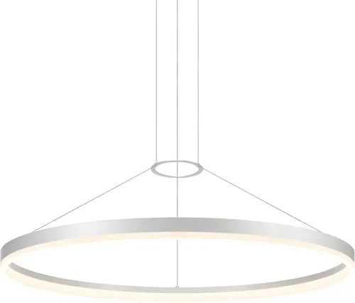 Vista 10 de Sonneman Modern Lighting 2311.16 Corona - Lámpara colgante LED con anillo de 1 luz para isla de cocina o comedor con cubierta acrílica, cable