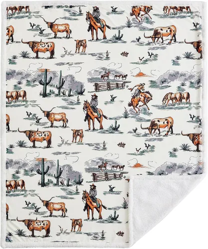 Vista 58 de Indigo Hill by HiEnd Accents Acadia - Manta de sherpa con estampado de pinos bosques, naturaleza, bosque, montaña, manta occidental para acampar al
