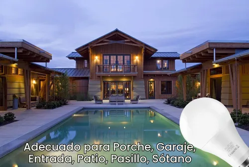 Vista 6 de Bombilla de luz del atardecer al amanecer, bombillas LED inteligentes con sensor de 5 W A19 de encendido/apagado automático, lámpara de iluminación