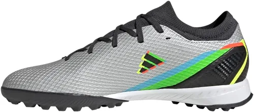 Vista 3 de adidas X Speedportal.3 - Zapatos de fútbol para hombre, color plateado metálico-núcleo negro-amarillo solar, 10