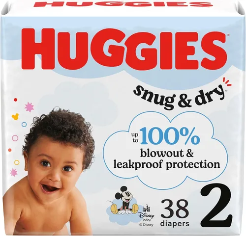 Vista 15 de Pañales Huggies Snug & Dry para bebé