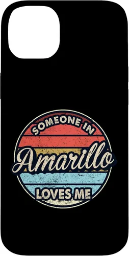 Vista 15 de iPhone 16 Someone In Amarillo Loves Me City US USA Case