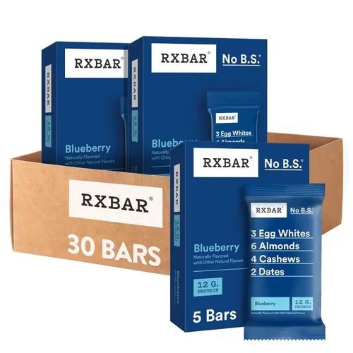Vista 13 de RXBAR Barras de proteína, 0.44 oz de proteína, aperitivos sin gluten, paquete variado de 5 sabores (5 cajas, 25 barras)