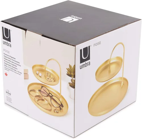 Vista 7 de Bandeja para accesorios en niveles de Umbra, Brass, L