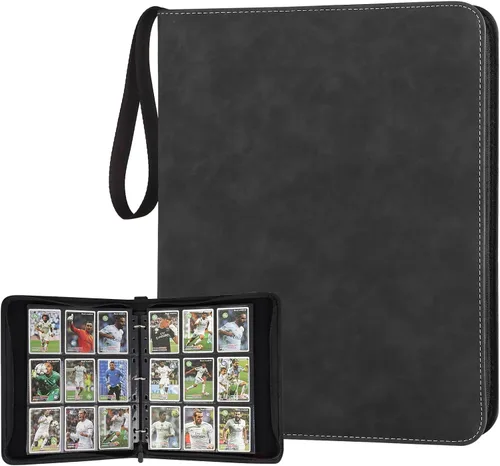 Vista 8 de GERMUN Carpeta de tarjetas coleccionables con 12 bolsillos, 720 bolsillos, carpeta de colección de tarjetas, carpeta de álbum de tarjetas para MTG