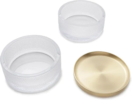 Vista 9 de Umbra Tesora - Joyero de dos niveles con tapa extraíble, organizador de joyas