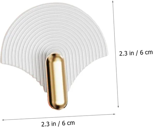 Vista 5 de Ganchos adhesivos de pared adhesivos para cinturón de llavero fácil de instalar multiusos para habitación