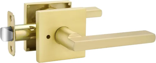 Vista 44 de Goldenwarm Manijas de puerta de oro cepillado para interiores, manijas