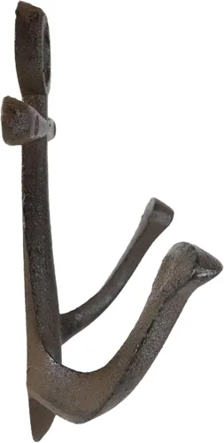 Vista 4 de Ebros Gift Anclaje de hierro fundido de 8.25 pulgadas de alto, clásico, rústico, vintage, marítimo, marinero, náutico, océano, barco, anclaje, 2
