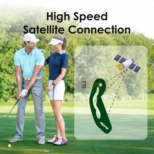Vista 3 de CANMORE TW356 - Dispositivo portátil con GPS de golf para hombres y mujeres, más de 41,000 campos precargados actualizados en todo el mundo