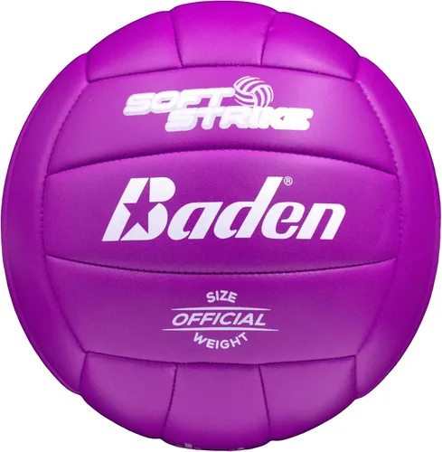 Vista 6 de Baden Soft Strike Voleibol Recreativo de Cuero Sintético Amortiguado Interior/Exterior para Principiantes y Jóvenes Tamaño Oficial