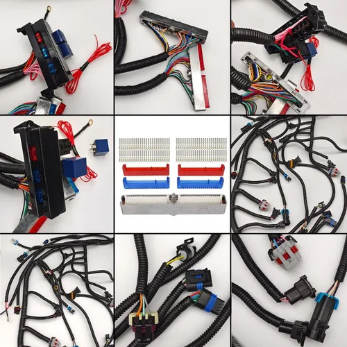Vista 8 de LS Arnés de cableado Drive por Cable 5.3, ls Arnés de cableado independiente 4L60E DBC, para 1997-2006 LS1 4.8L 5.3L 6.0L, EV1 - Enchufe de jeringa