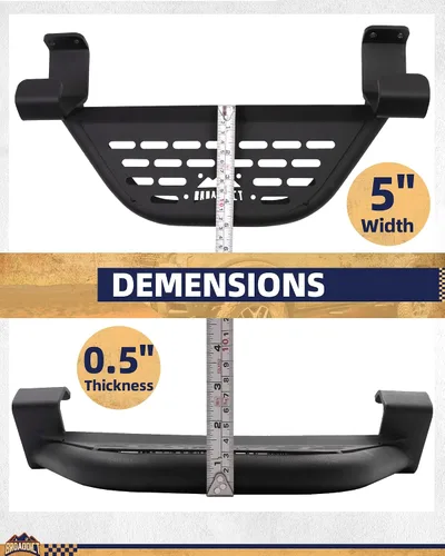 Vista 9 de 2 escalones EZ-Steps aptos para Ford Bronco 2021-2025 de 2/4 puertas en riel de roca OEM, reemplazo para estribos laterales