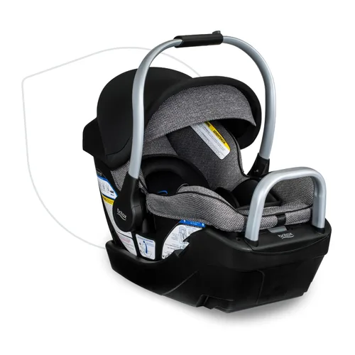 Vista 10 de Britax Willow S Asiento infantil para automóvil con base alpina — Glacier Ónix glaciar