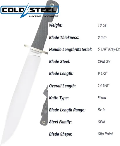 Vista 5 de Cold Steel Trail Master en 3V / con bolsillo ambidiestro/clip para cinturón