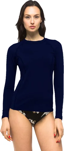 Vista 6 de Private Island Camiseta de entrenamiento de manga larga para mujer con protección UPF 50+ (RGT)