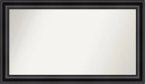 Vista 319 de Amanti Art Espejo personalizado, espejo de baño negro puente, espejo de pared o espejo de tocador de baño sobre el fregadero (26 x 26 pulgadas)