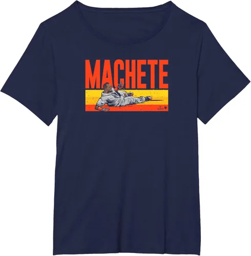 Vista 5 de Martin Maldonado - Machete - Camiseta de béisbol Houston, Azul / Patchwork, S