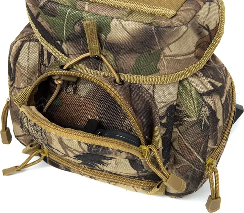 Vista 8 de Estuche de arnés binocular para cámaras Binos Óptica Telémetro Gear, Camouflaje, Talla única, Paquete de pecho