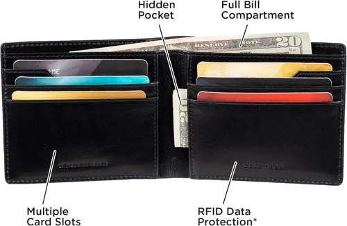 Vista 3 de Cole Haan Men's RFID Slim Billfold Wallet