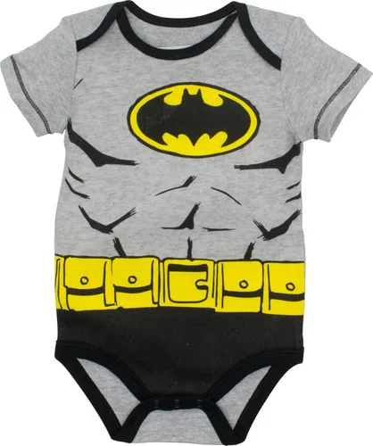 Vista 2 de WARNER BROS DC Comics Justice League Batman Robin Riddler Joker Baby 5 Pack Bodysuits Newborn to Infant