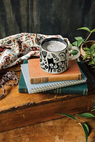 Vista 2 de Now Designs DANICA STUDIO Catbloom - Taza de impresión de Catbloom, 1 EA