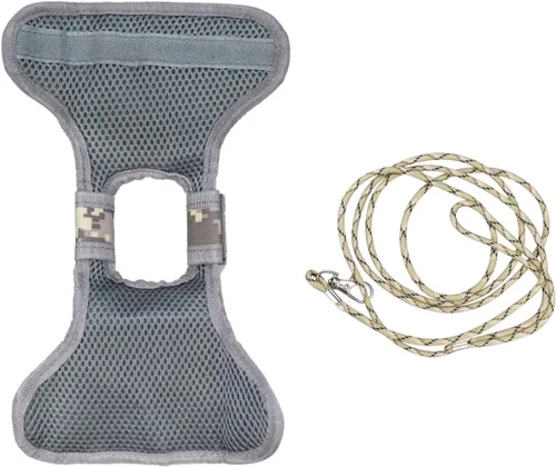 Vista 5 de Arnés y correa para animales pequeños, conejillo de indias, gatito, cachorro, hurón, accesorios de ropa
