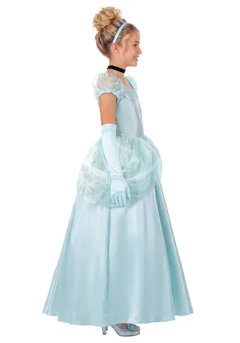 Vista 4 de Disfraz Deluxe para Niña de Cenicienta Disney Multicolor