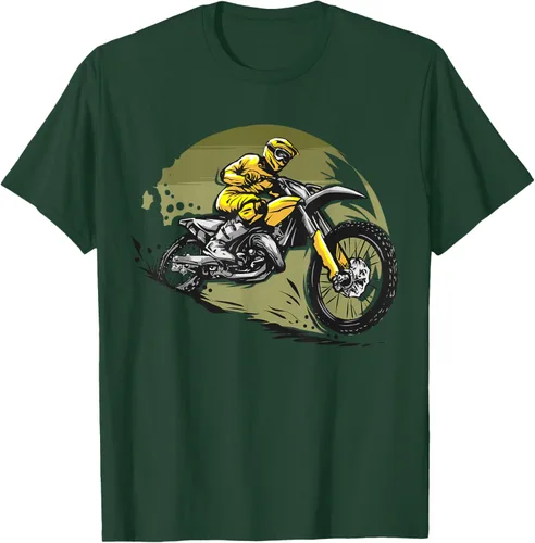 Vista 72 de Camiseta de motocross Supermotard Enduro, Negro, S