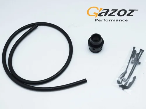 Vista 2 de Turbo Boost - Kit de montaje de medidor compatible con Volkswagen VW Golf MK5 MK6 GTI, Audi A4 B7, SEAT Skoda EA113 EA888 GEN2 Motor Boost Fitting