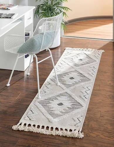 Vista 12 de Unique Loom Arlo Collection - Alfombra Kai (rectangular 2' 0" x 3' 0", beige arenoso/gris)