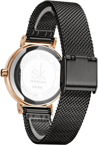Vista 7 de SHENGKE Reloj minimalista (Love Me Tender Love Me Home) Reloj de pulsera casual de moda