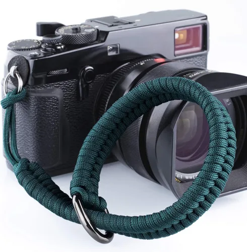 Vista 11 de AQAREA Correa de muñeca para cámara DSLR sin espejo, correa de mano de cámara de liberación rápida con conector más seguro (negro) con conector