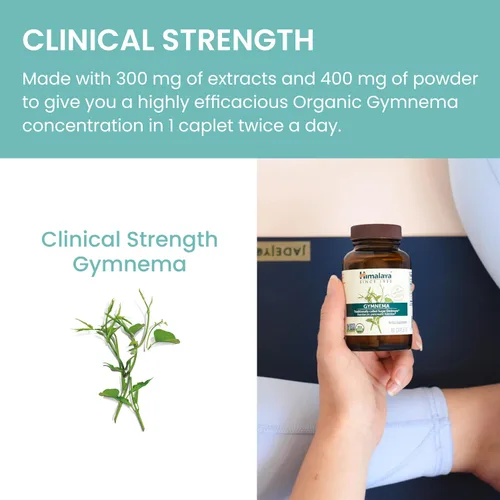 Vista 7 de Himalaya Organic Gymnema Sylvestre – Apoyo al metabolismo de la glucosa a base de hierbas – USDA orgánico, sin OMG, vegano, sin gluten, sin