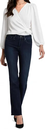 Vista 20 de NYDJ Barbara - Pantalones de mezclilla para mujer Negro