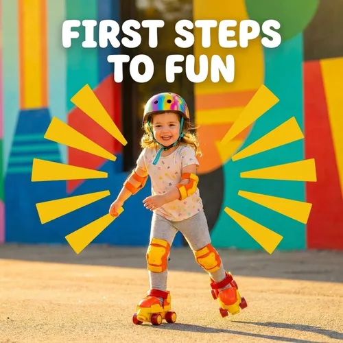 Vista 3 de Zippy Adjustable Roller Skates - Adjustable Sizes J7-Youth 1