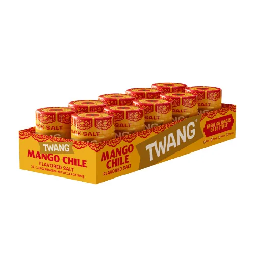 Vista 14 de Twang erz Chile-Lime condimento sal para aperitivos, coctelera de 1.15 onzas (paquete de 10)
