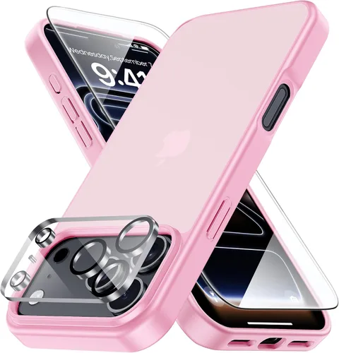 Vista 8 de Yriklso 3 en 1 Funda Magnética Fuerte para iPhone Air, 1X Protector de Pantalla + 1X Protector de Lente de Cámara, Cubierta Protectora a Prueba