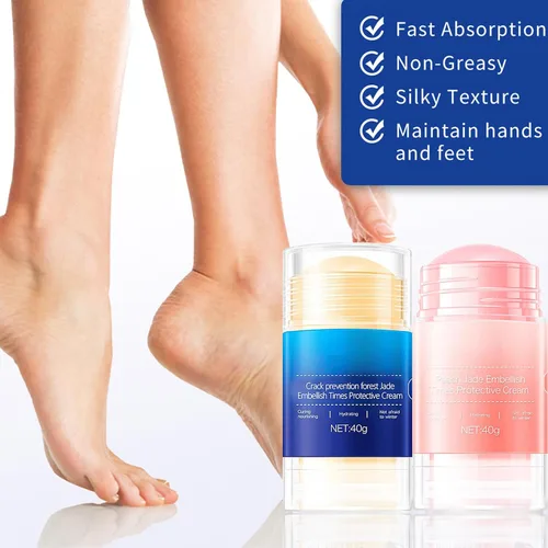 Vista 7 de Crack Feet - Barra de prevención de urea, 60 %, crema antigrietas para pies, crema hidratante para pies, crema suavizante y nutritiva, para talones