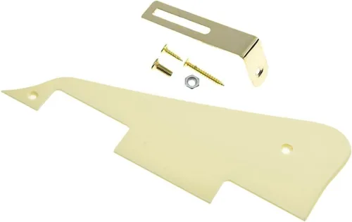 Vista 39 de KAISH Golpeador de guitarra Abalone Pearl LP con soporte negro para Epiphone Les Paul