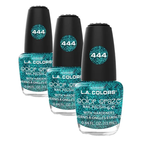 Vista 30 de L.A. COLORS Esmalte de uñas Color Craze, Acuático CNP508