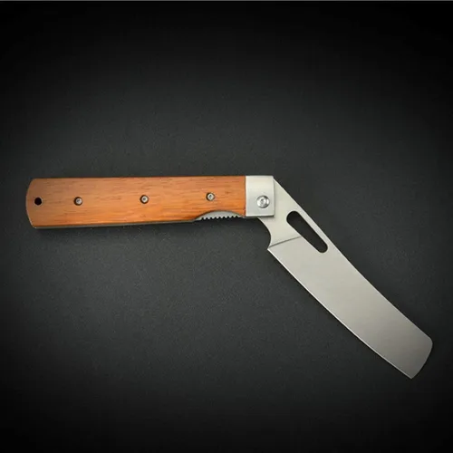 Vista 8 de Lifespace Cuchillo de chef japonés plegable de acero inoxidable 440A - Fantástico cuchillo al aire libre
