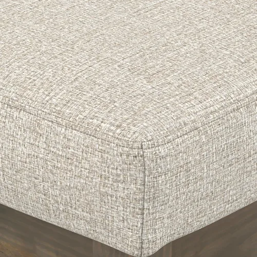 Vista 6 de SIMPLIHOME Milltown - Reposapiés rectangular (26.0 in de ancho) contemporáneo Platino