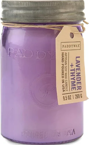 Vista 9 de Paddywax Velas Perfumadas Colección Relish - Vela artesanal de cera de soja en tarro de vidrio con tapa, 9.5 onzas, limón Meyer fresco Scented